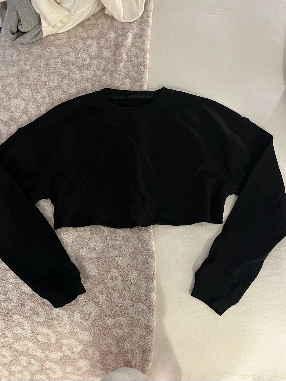 Alo yoga cropped crewneck